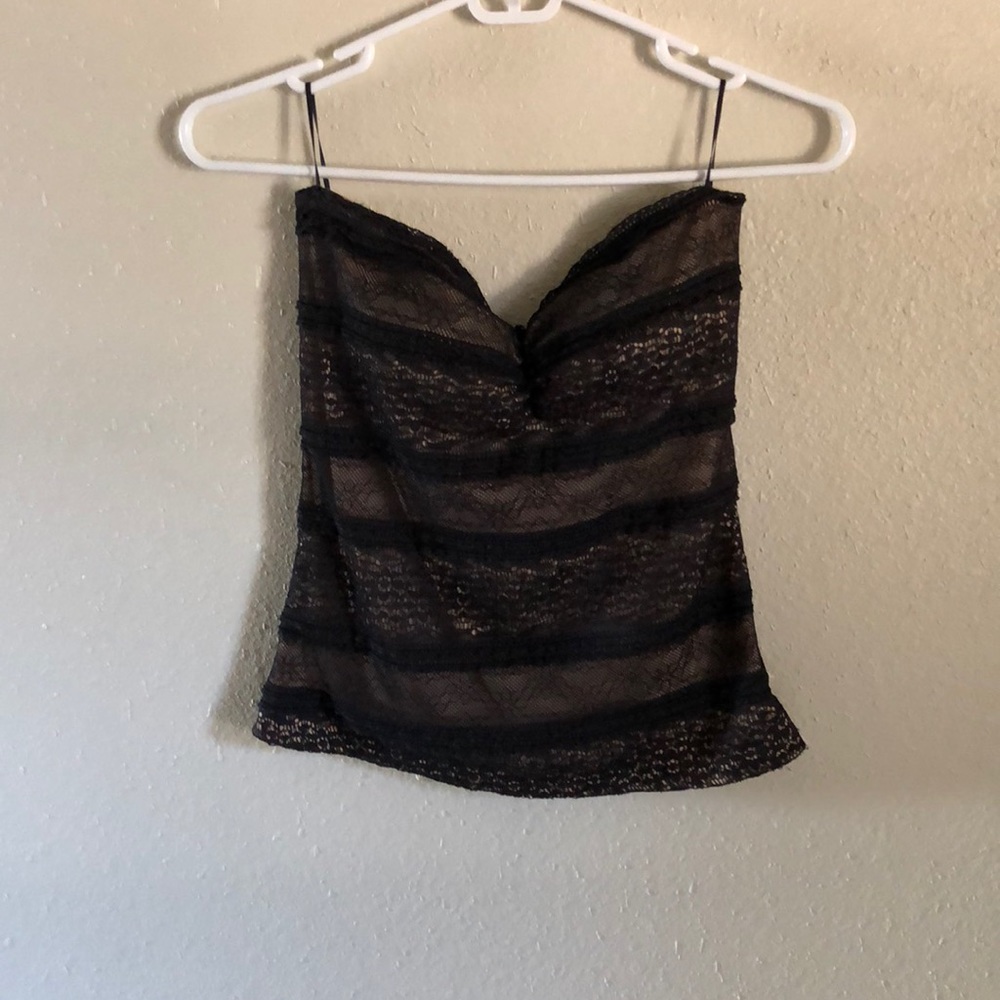 Strapless blouse